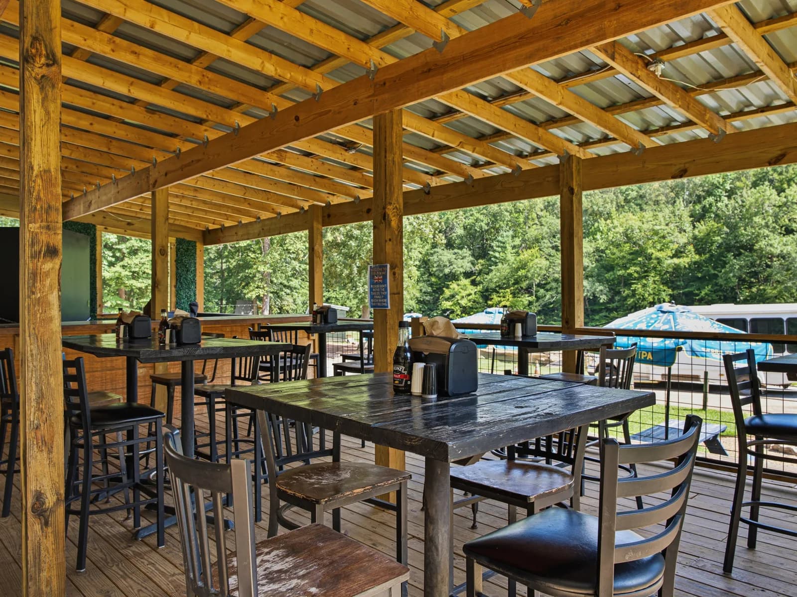 The downstairs bar and lounge at The Oxbow