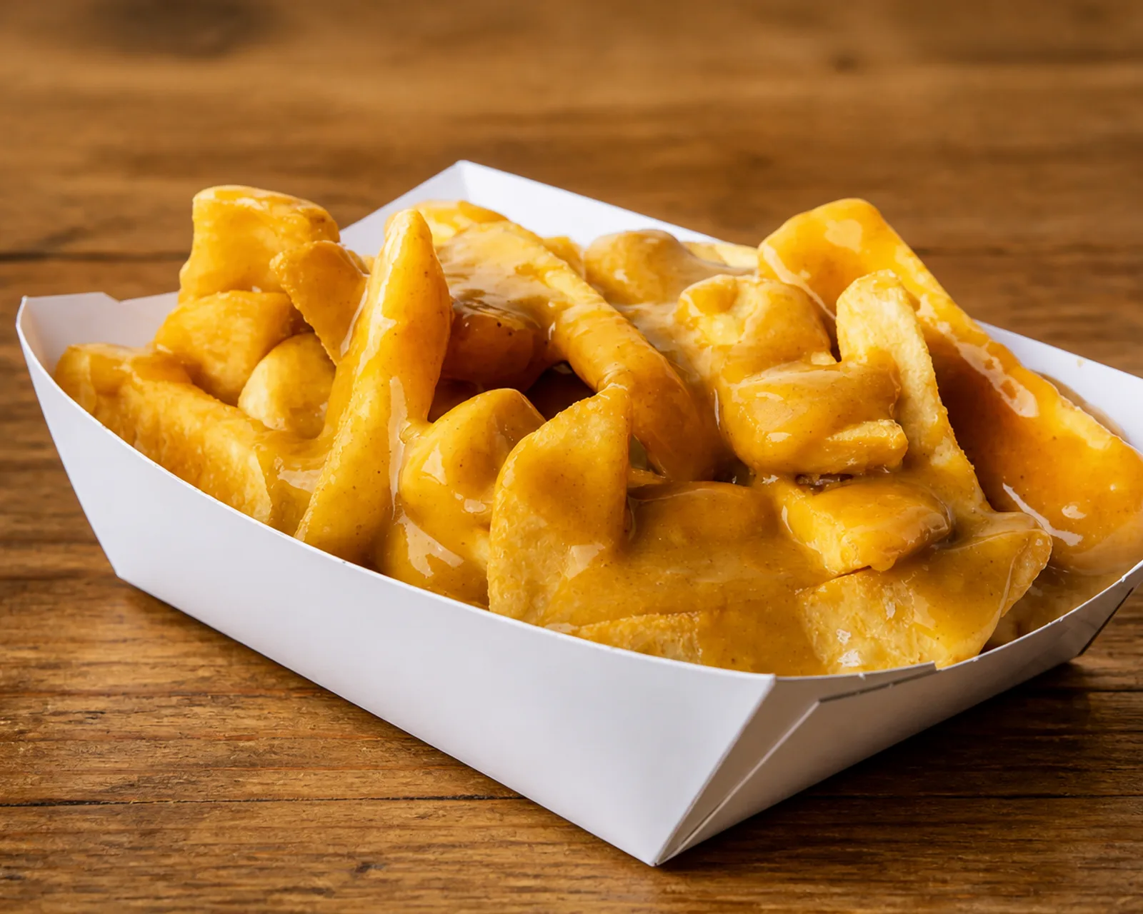 Chips (fries) topped with house made curry sauce.
